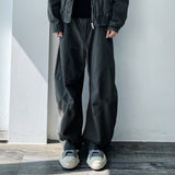 Knee-Pleat Pocket Wide Pants