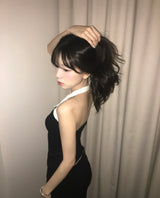 woman in black low button bootcut pt