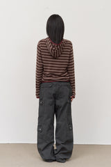 Flat Cargo Washed Pants