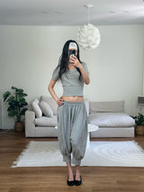 soft v crop tee