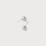 Polkadots Earrings, Silver