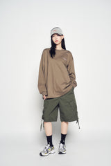 25SS CHECK RIPSTOP STRING BALL CAP LIGHT GRAY