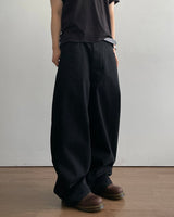 Goth Black Denim Pants