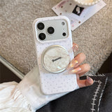 ラクシャリーストーンパターンマグネティックiphoneケース