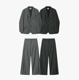 No.0899 Aサイドタックワイドスラックス