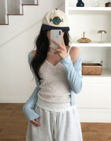 Soda Slim Open Cardigan