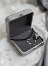 Crescent Moon Choker - Silver ver.