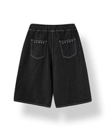 Beane Eyelet Bermuda Denim Pants