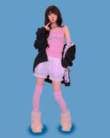 dalmatian hood zip-up