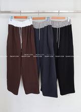 Barney lettering wide pants