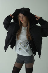 HOODED FLIGHT JUMPER_BLACK