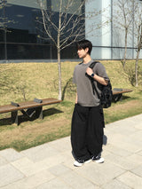 ミエルリネンカットアウトワイドパンツ 4C