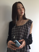 Nerong check midi dress (2color)