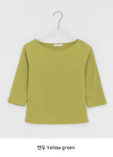 Chiri Boatneck Three Quarter Tee