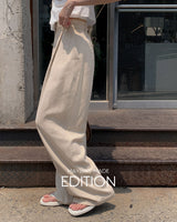 [MADE] Fora linen wide slacks