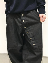 コアニカーブドスナップデニムパンツ 2C