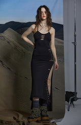 SLIT LONG ONEPIECE