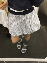 【即日発送】Pumpkin Check Mini Skirt