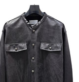 Karoo Python Leather Crop Jacket