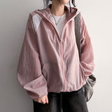 Dirt Barlock String Windbreaker Hooded Jumper