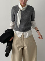 Varnish Cotton Wide Pants