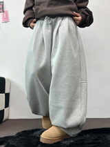 スウェットバルーンバックポイントロングパンツ🤎🖤🩶3COLOR