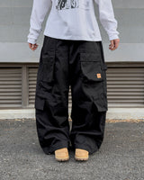 Utility Patch Wide Cargo Pants