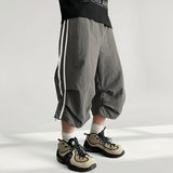 Lever Nylon Track Knee Pintuck String Bermuda Pants (3 colors)