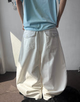 Back Check Pocket Cotton Balloon Fit Pants 5color