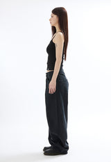 BASIC LOGO SLEEVELESS_BLACK