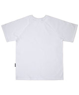 Side Panel Raglan Tee White