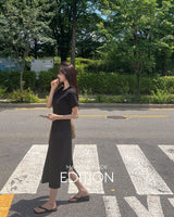 【MADE】cooling short sleeve t-shirt dress
