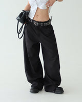 [UNISEX] Wide Balloon Oversized-Fit Slacks