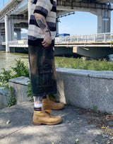 No.0770 fatigue cago denim SHORTS (3color)