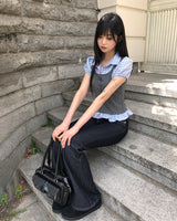 アピュー レイヤード ショートスリーブ ブラウス
