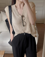 Jane Boucle Knit Vest