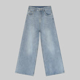 Awesome Super Long Wide Denim Pants (5color)