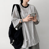 ボクシーフィット カラーリング シンライン 半袖 Tシャツ