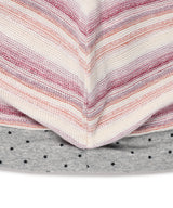 TWIN STAR STRIPED BEANIE PINK(CV2GSUAB22A)