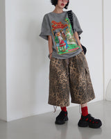 [UNISEX] エイリアンプリント半袖Tシャツ