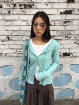 リブストラップカーディガン (6color)