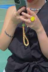 Classical Crochet Phone strap (Green)