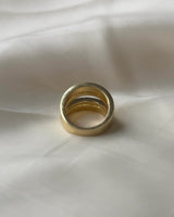 [MADE] Matte Layered Ring (gold)