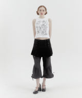 ドリームガールノースリーブTシャツ White
