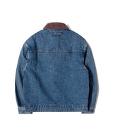 RG Denim Placket Trucker Jacket (Blue)