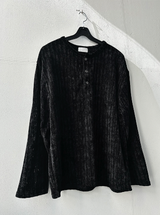 Belia golgi button Henley Neck Knitwear