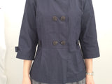 Semi-A-Line Double Button Jacket