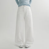 [4 Sizes] [Setiven] Cotton Wide-Leg Pants - 2 Colors