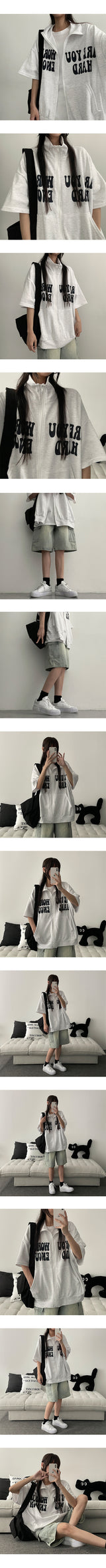[S~XL] ロンバーウォッシングカーゴデニムショーツ