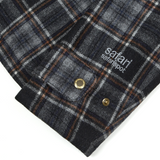  REGION MOTORS CLUB FAKE FUR CHECK DUFFLE COAT